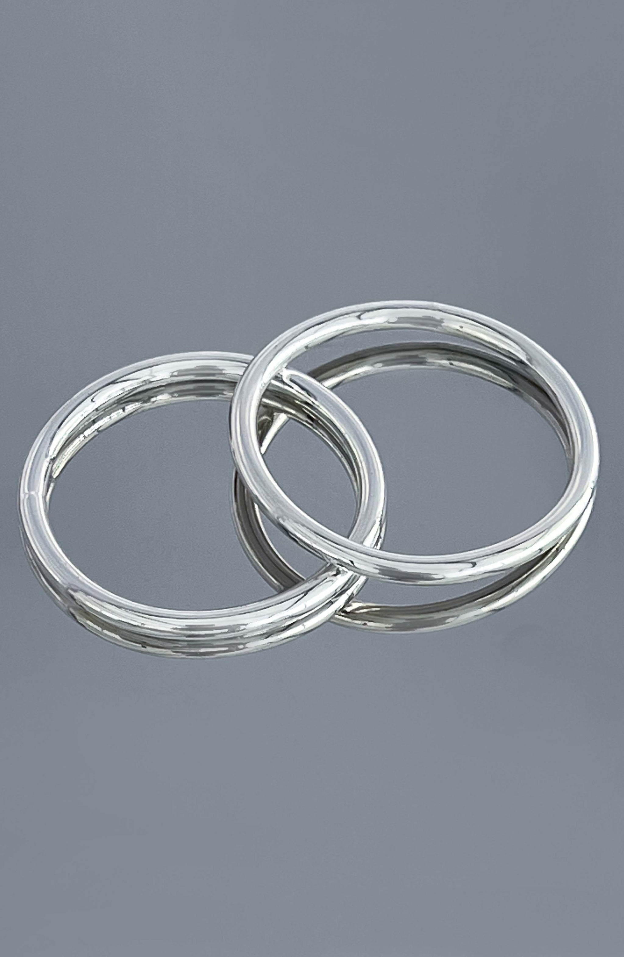 Velvet Bangle Pack - Silver