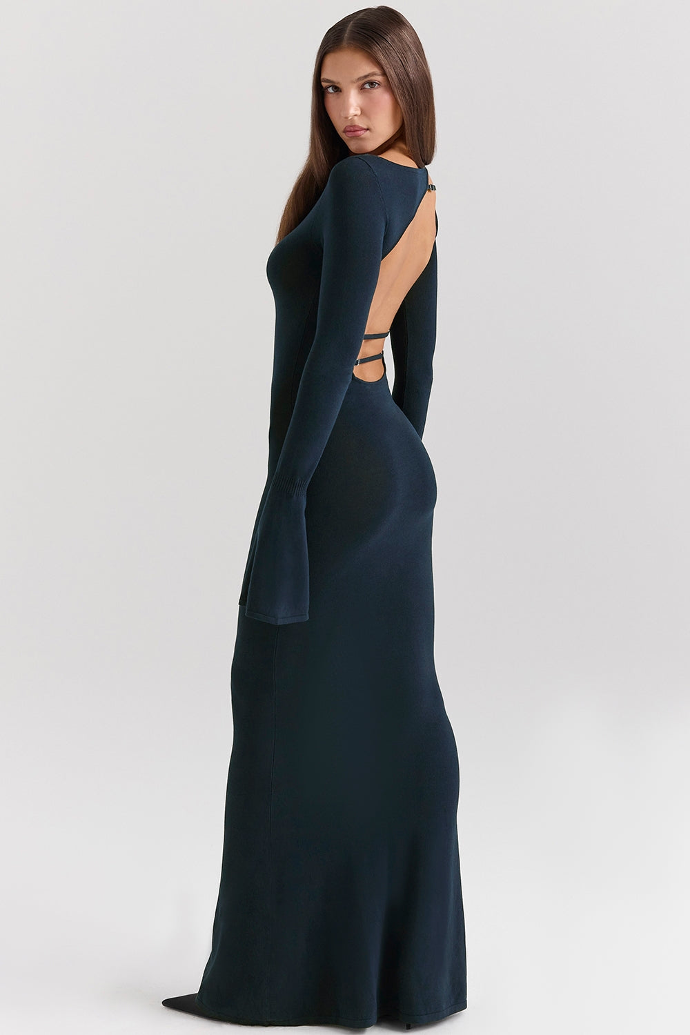 Christiane | Silky Knit Maxi Dress